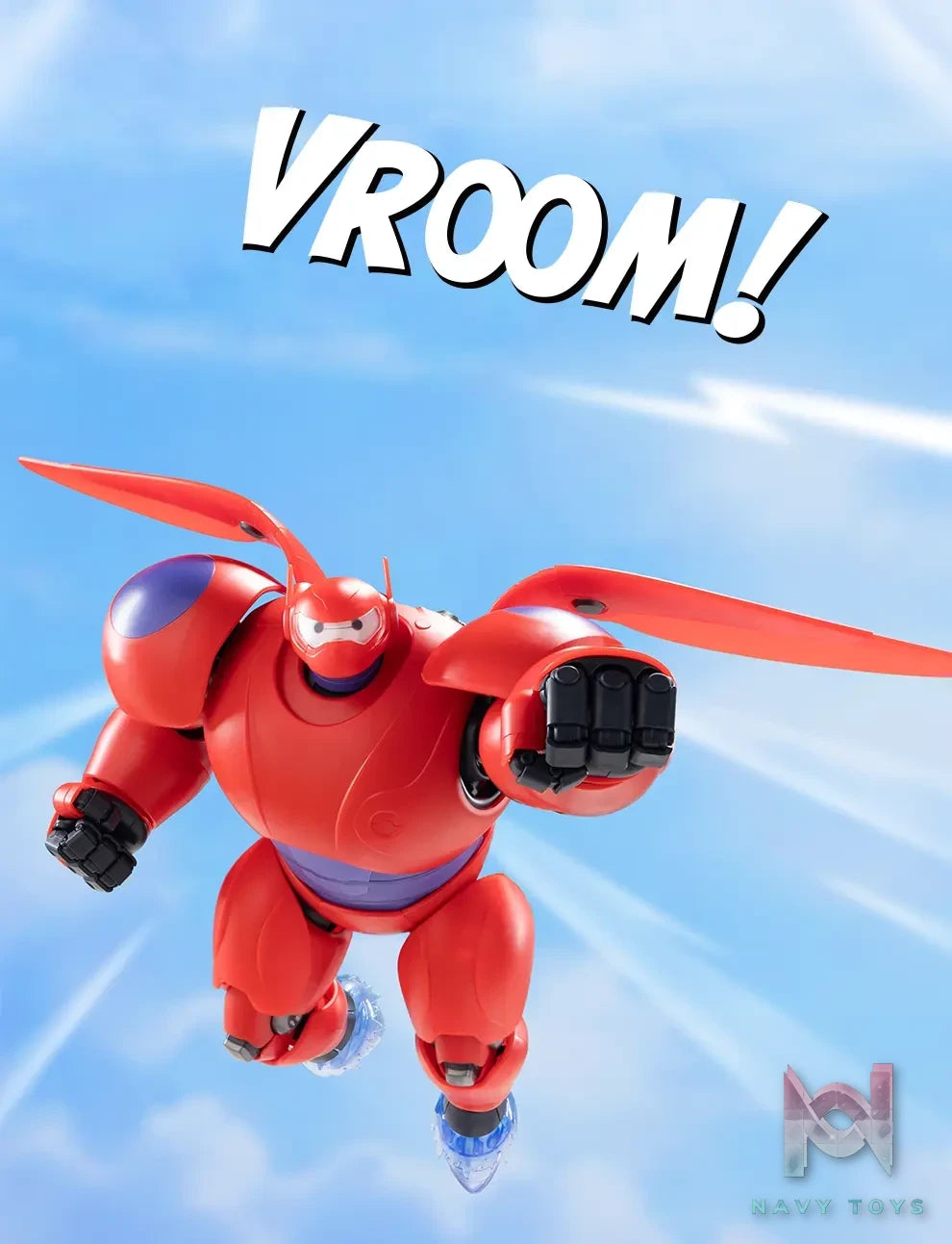 GONG Studio – Big Hero 6 Baymax Assembly Model – 18cm Buildable Action Figure (Licensed)