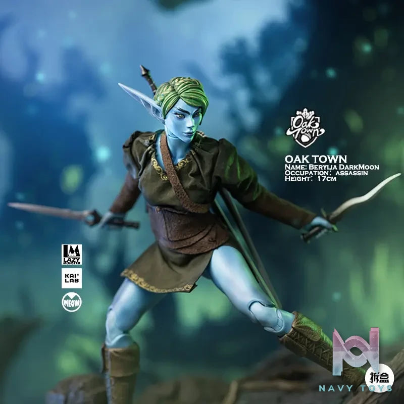 Lazy Monster Studio – Oak town Berylia Dark Moon Assassin & Sorceress (Licensed)
