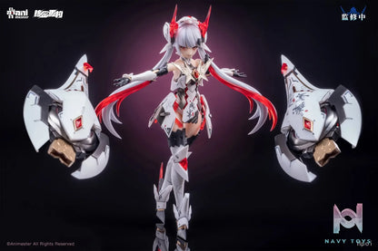 AniMester X Nuclear Gold Reconstruction – Polaris Star White 1/12 Plastic Model Kit (Licensed)