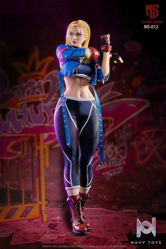STAR MAN – Street Fighter 1/6 Female agent-Blue Bee Cammy White Action Figure MS-012