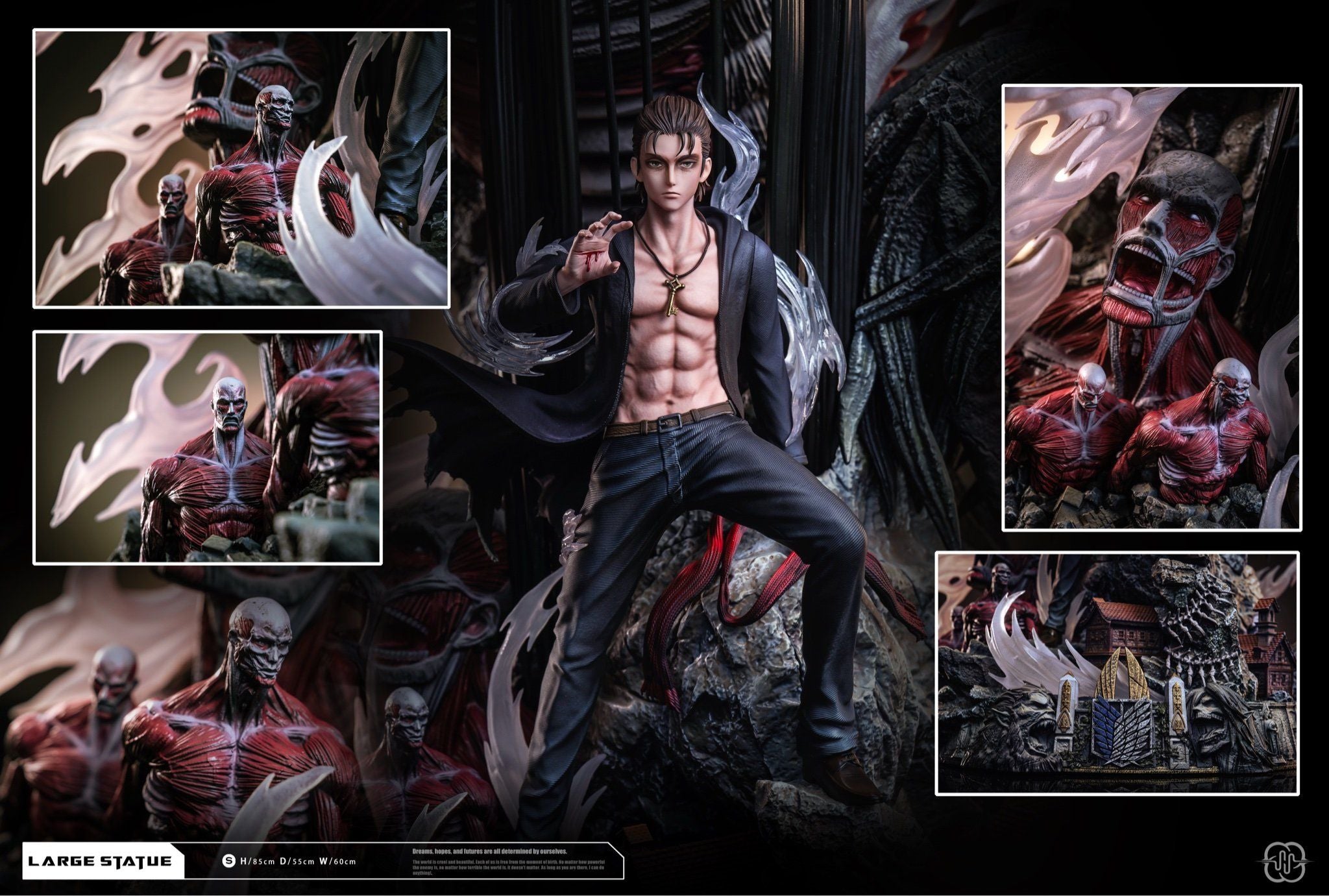 Eren Yeager - Attack On Titan - Hertz Studio resin statue Hertz studio anime figure