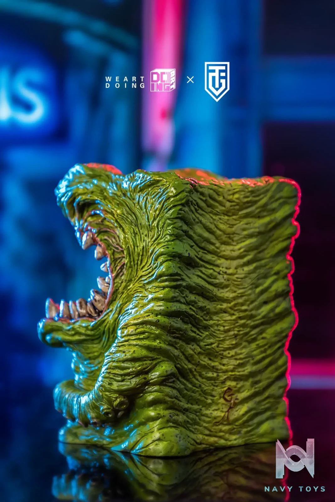 WeArtDoing Studio – Arcade Monster Blue & Green & Grey (Licensed)