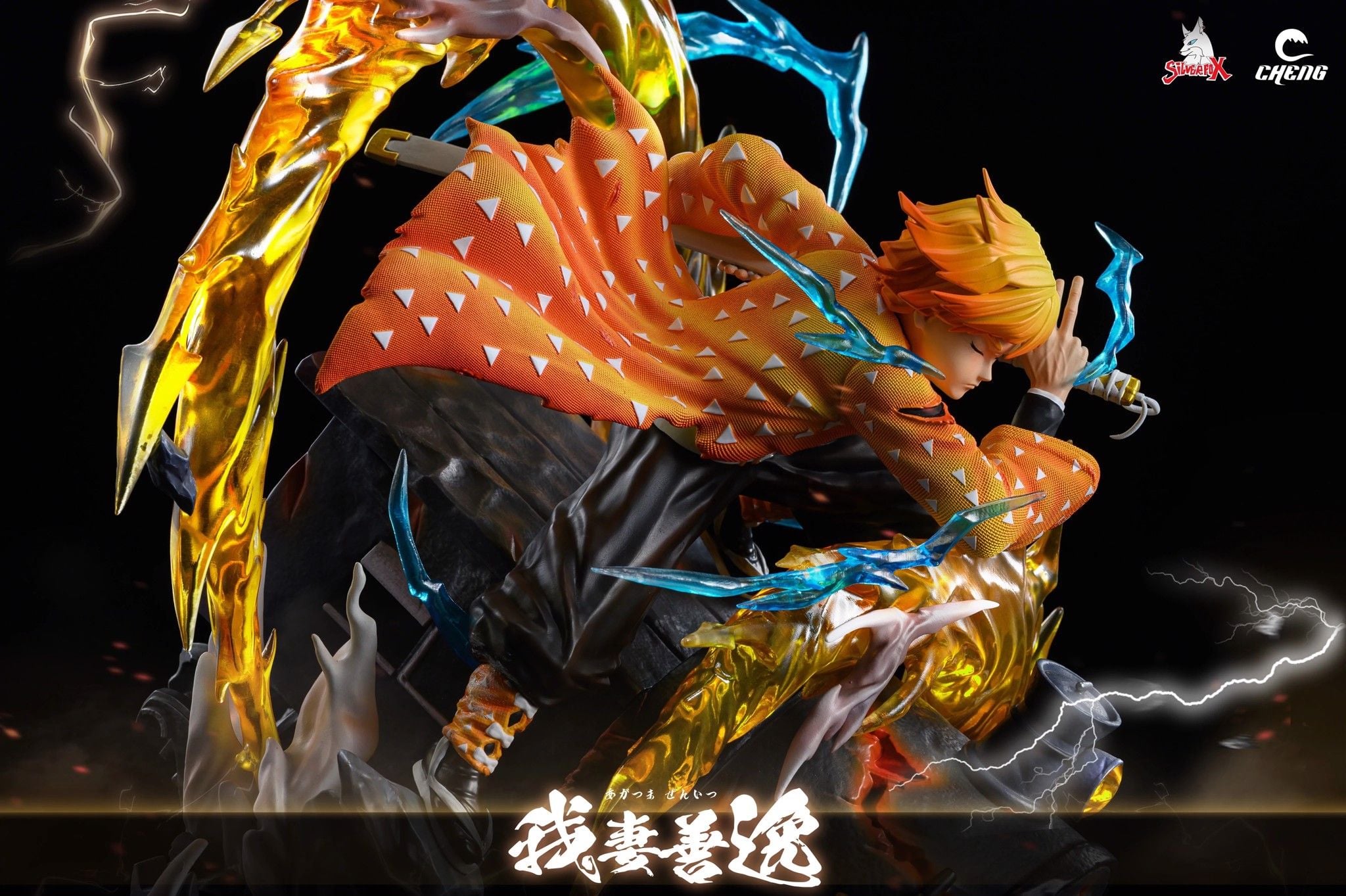 Zenitsu - Kimetsu no Yaiba - Silver Fox x Cheng Studio resin statue silver Fox x Cheng Studio anime figure