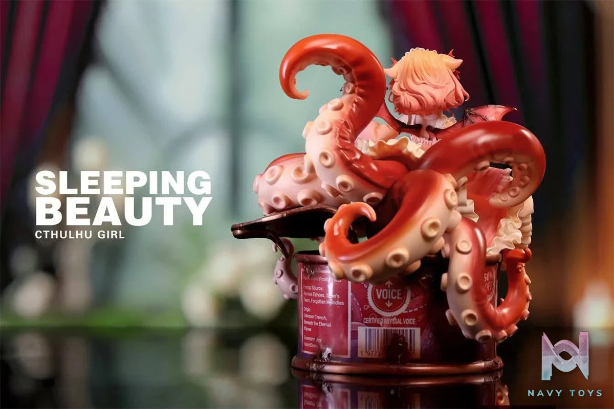 Sleeping Beauty Cthulhu Girl resin statue WeArtDoing Studio anime figure