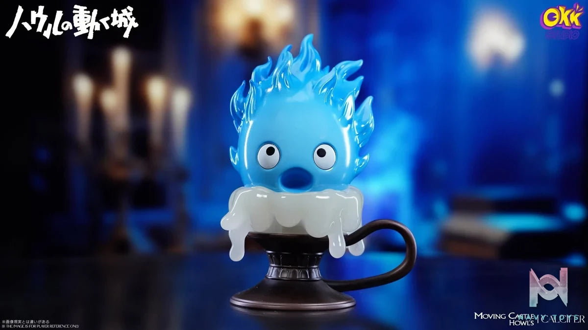 Candlestick Calcifer resin statue Okk Studio anime figure