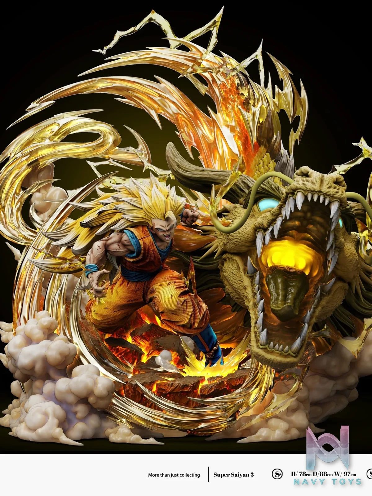 Goku SSJ3 - Dragon Ball - Last Sleep Studio resin statue Last Sleep Studio anime figure