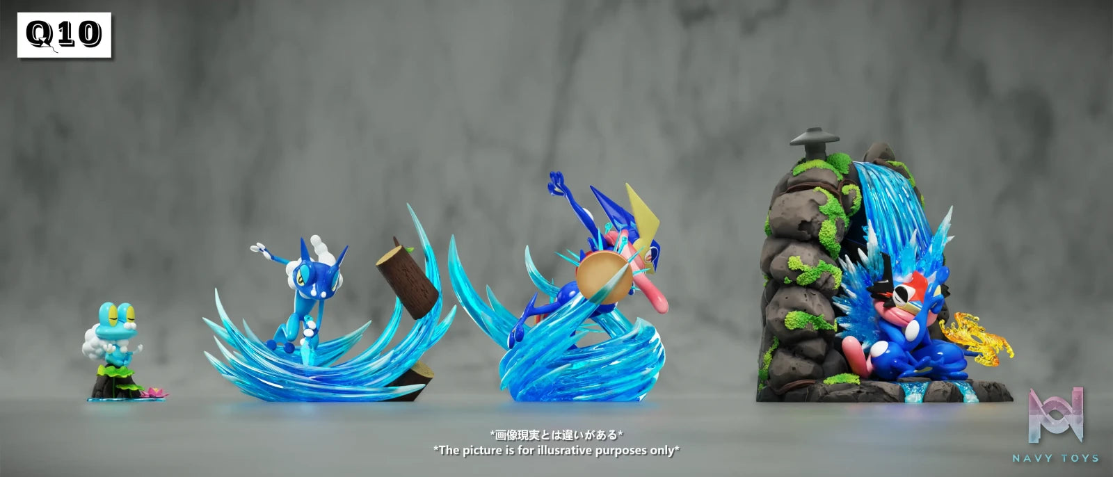 Q10 Studio – Pokémon Greninja Evolution Set