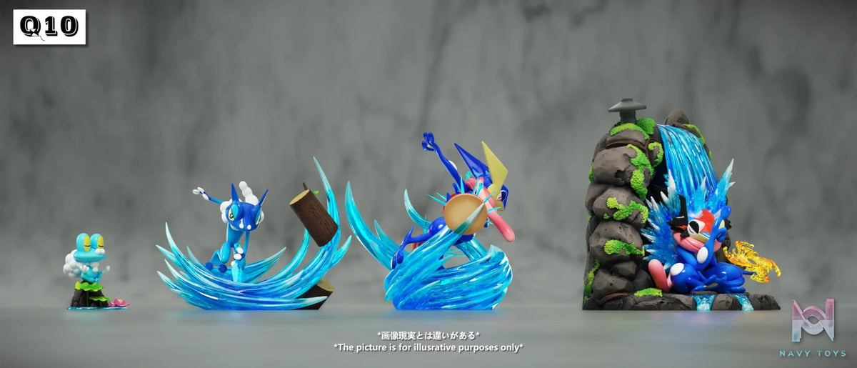 Q10 Studio – Pokémon Greninja Evolution Set