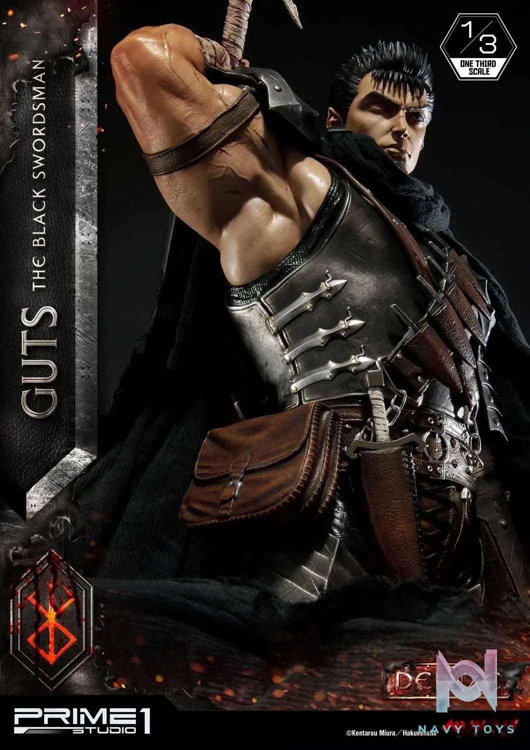 Prime 1 Studio – Museum Masterline Berserk Guts The Black Swordsman MMBR-01 MMBR-01DX (Licensed)
