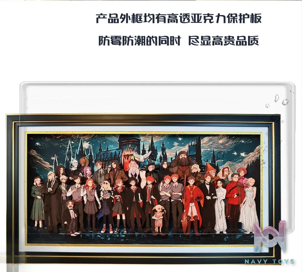 KALA HOME Studio – Harry Potter Multiple Characters #01 3Decorative Painting Harry Potter