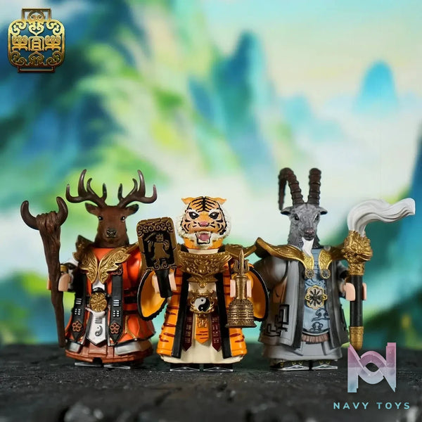 LEYILEBRICK Studio – Tiger Power Immortal X Elk Power Immortal X Antelope Power Immortal Mythical Series Journey To The West