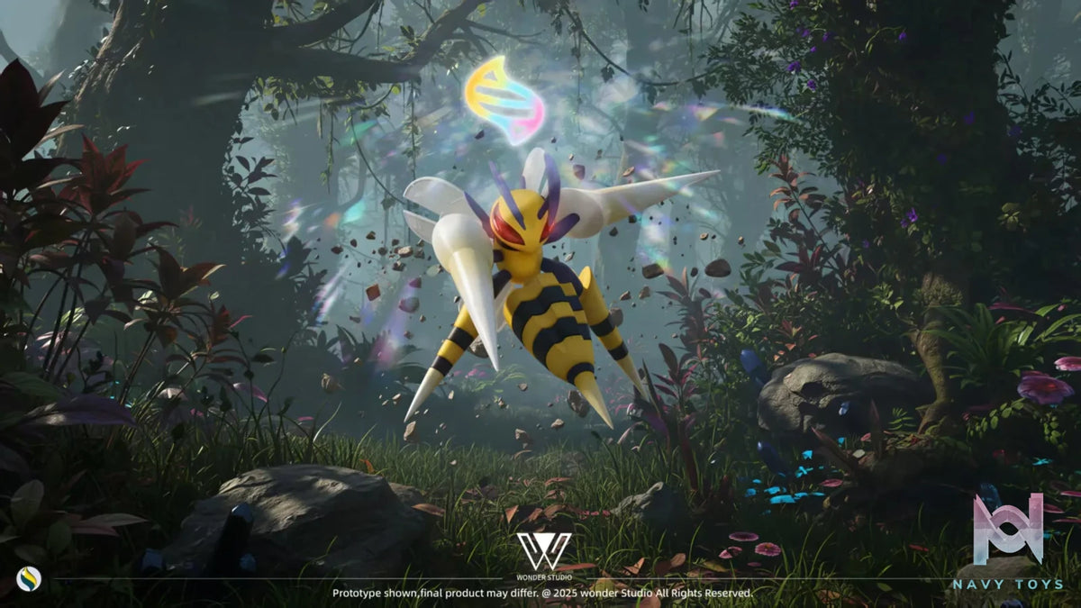 Wonder Studio – Beedrill Evolution Set and Mega Beedrill Pokémon