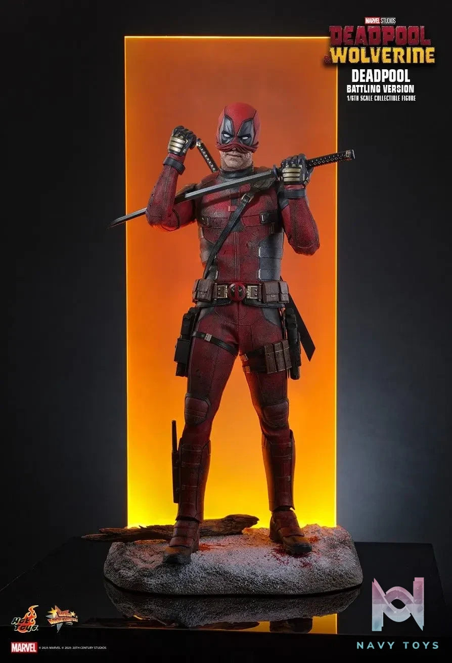 Hottoys – Marvel Deadpool & Wolverine Deadpool (Battling Version) MMS782 (Licensed)