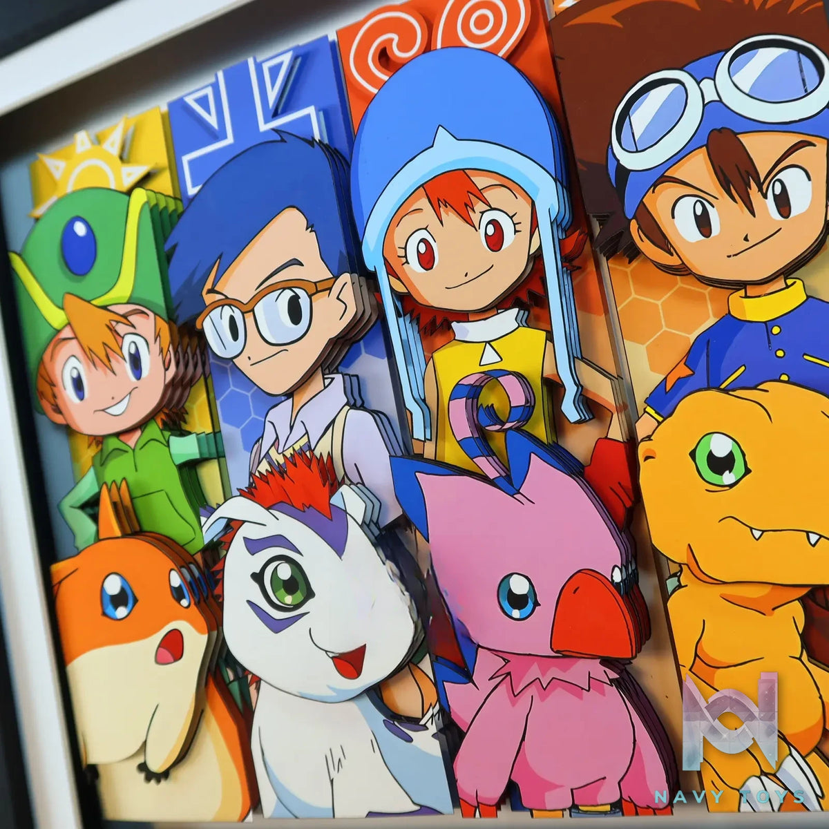 KALA HOME Studio – Digimon Multiple Characters #03 3D Decorative Painting Digimon