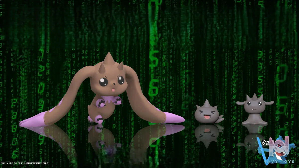 Vzai Studio – Terriermon X Lopmon Evolution Line Digimon