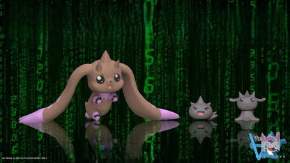 Vzai Studio – Terriermon X Lopmon Evolution Line Digimon