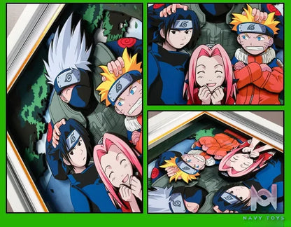 Yu Zhi Jiang Studio – Naruto Multiple Characters Series #7 3D Decorative Painting Naruto