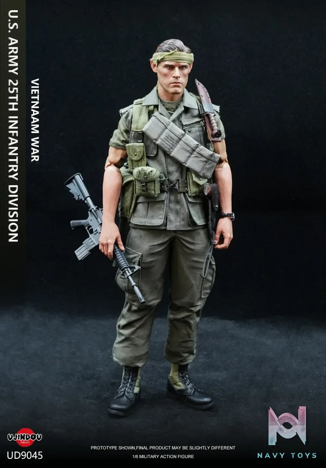 UJINDOU – U.S. ARMY 25TH INFANTRY DIVISION 1/6 VIETNAM WAR NO.UD9045 (Licensed)