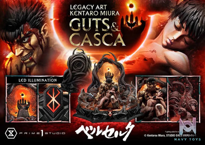 Prime 1 Studio – Legacy Art “Kentaro Miura” Berserk Guts & Casca LABR-03 LABR-03S