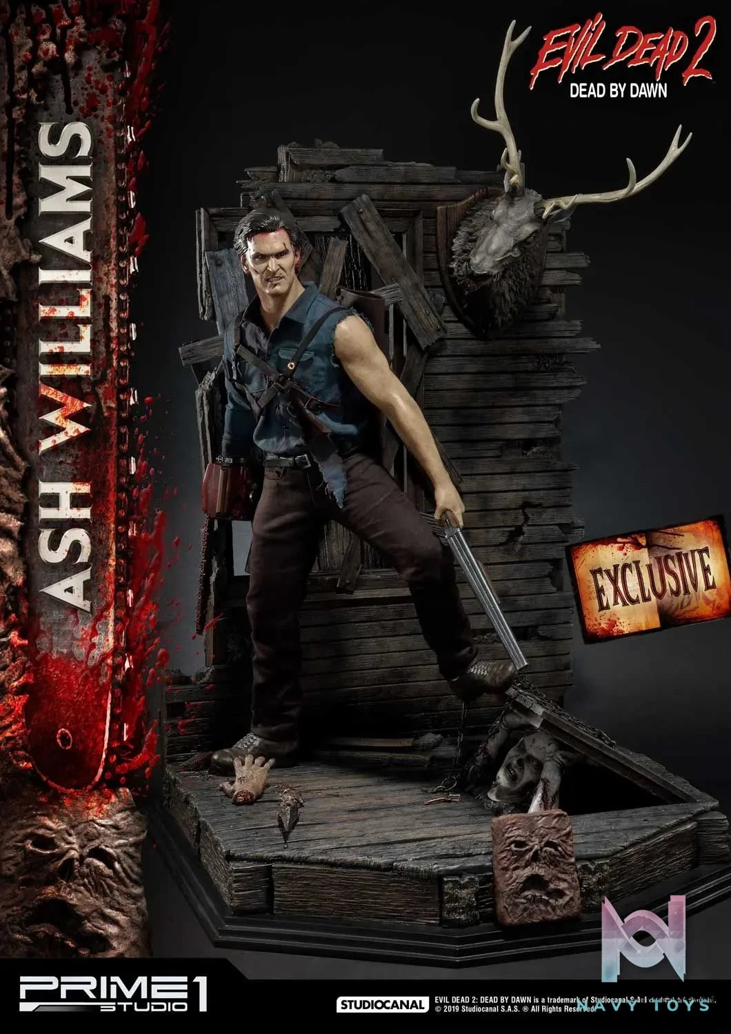 Prime 1 Studio – Museum Masterline Evil Dead 2: Dead By Dawn (Film) Ash Williams MMED2-01 MMED2-01EX MMED2-01EXS (Licensed)
