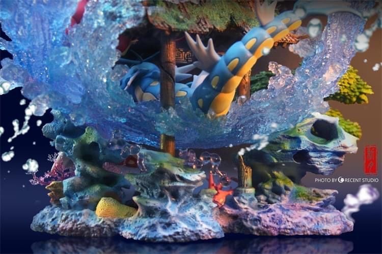 Pokemon - Gyarados resin statue Crescent Studio anime figure