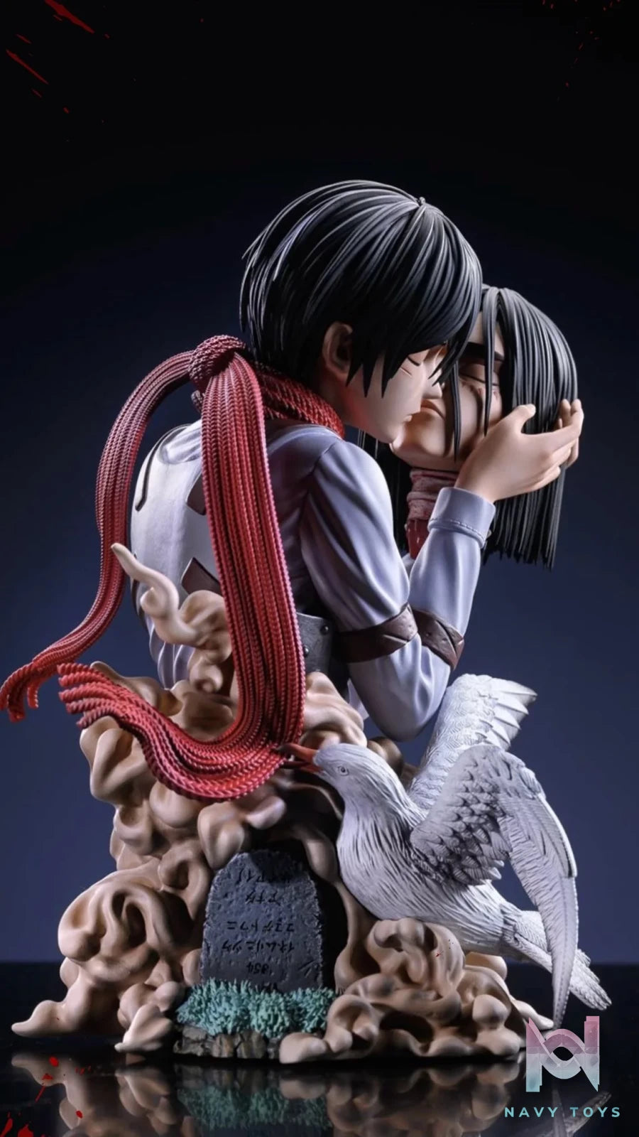 Eren & Mikasa Last Kiss - Attack on Titan - LC Studio resin statue lc Studio anime figure