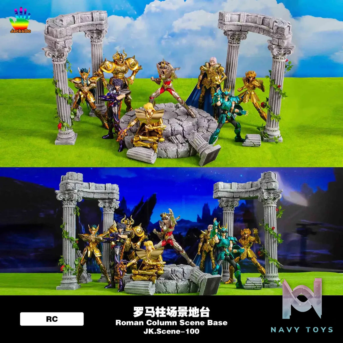 JacksDo Studio – Saint Seiya Athena Roman Column Scene Platform