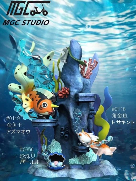 Seaking & Goldeen - Pokemon - MGC Studio resin statue MGC Studio anime figure