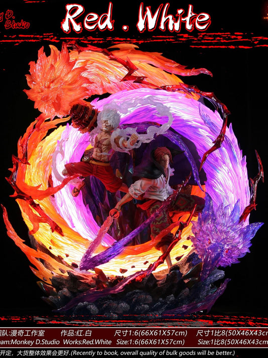 Luffy & Shanks Flim RED - One Piece - Monkey D Studio resin statue monkey d studio anime figure