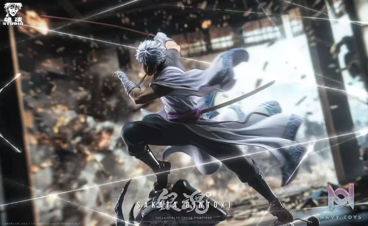 Gintoki Sakata resin statue HunDian Studio anime figure