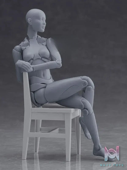 Max factory – Nishimura Style Drawing Doll Olive Gray X Olive FLESH (Licensed)