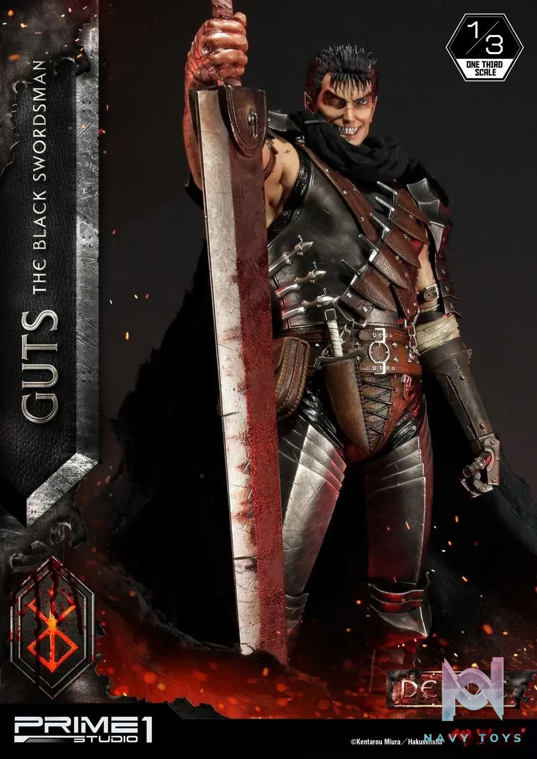 Prime 1 Studio – Museum Masterline Berserk Guts The Black Swordsman MMBR-01 MMBR-01DX (Licensed)