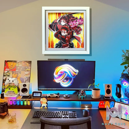 KALA HOME Studio – Tanjiro Kamado X Yoriichi Tsugikuni 3D Decorative Painting Demon Slayer