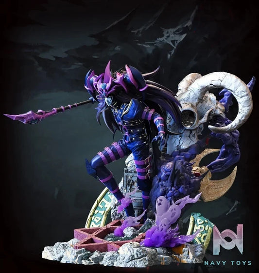 WASP Studio - Yu - Gi - Oh Dark Paladin & Dark Magician of Chaos resin statue Navy Toys anime figure