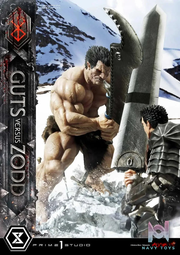 Guts versus Zodd UDMBR-01 UDMBR-01DX (Licensed) - Ultimate Diorama Masterline Berserk - Prime 1 Studio resin statue Navy Toys anime figure