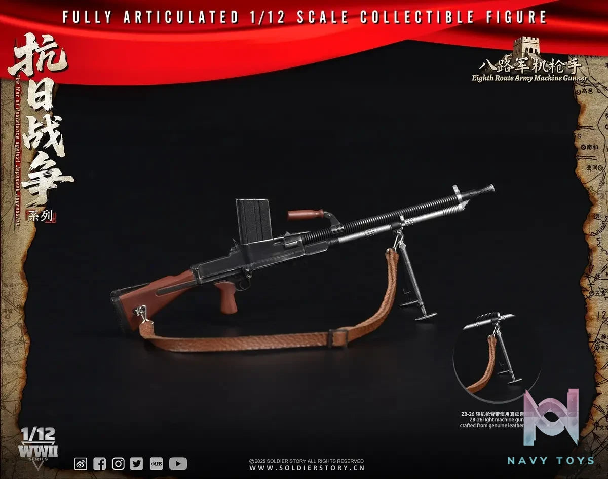Soldier Story – 1/12th SCALE EIGHTH ROUTE ARMY MACHINE GUNNER X GRENADIER SSM009 SSM011 (Licensed)
