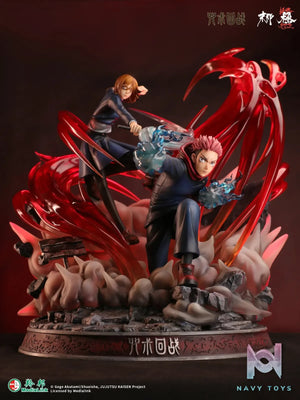 Manas Studio – Jujutsu kaisen ” Itadori Yuji & Nobara Kugisaki: Black Flash” genuine authorized statue（Licensed）