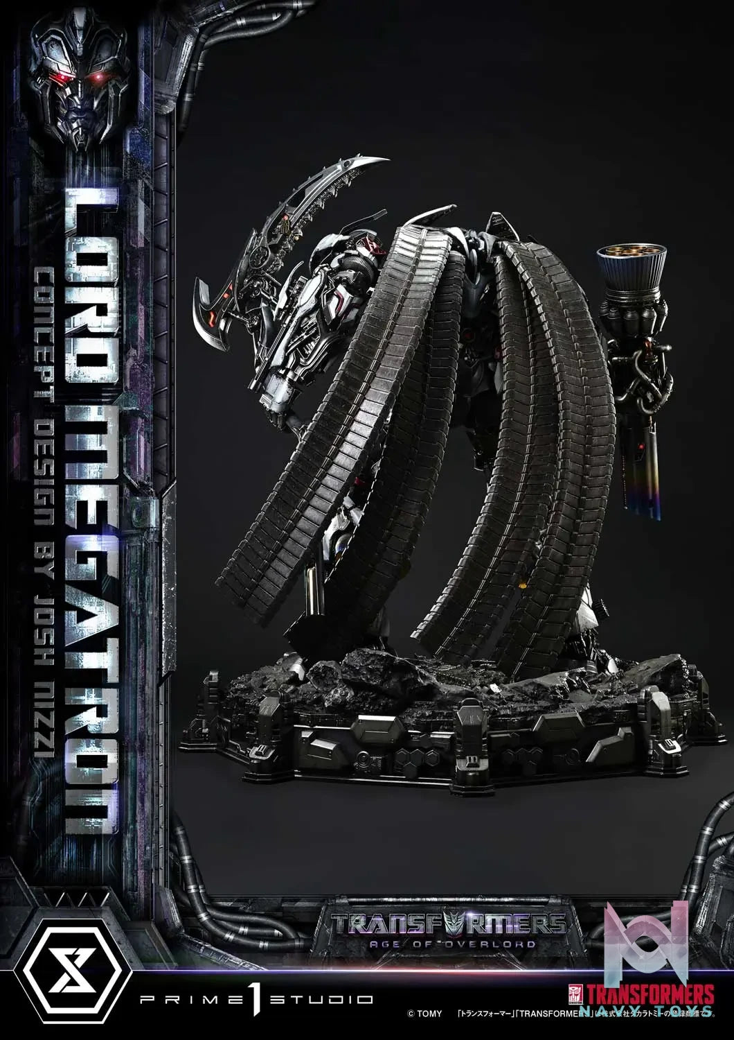 Prime 1 Studio – Museum Masterline Transformers Generations I Megatron Overlord (Design by Josh Nizzi) MMTFM-39 MMTFM-39S (Licensed)