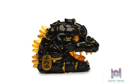OFFART & A Ren – OFFART X Horiren Red Flame Hundred Cats Mini – Black Gold Bust (Licensed)
