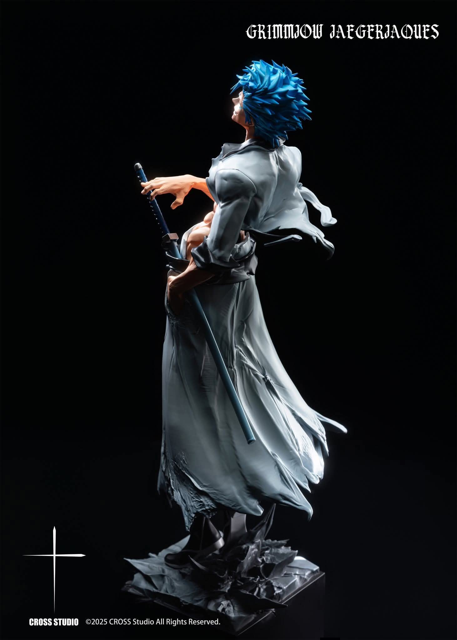 Grimmjow Jaegerjaques resin statue cross studio anime figure