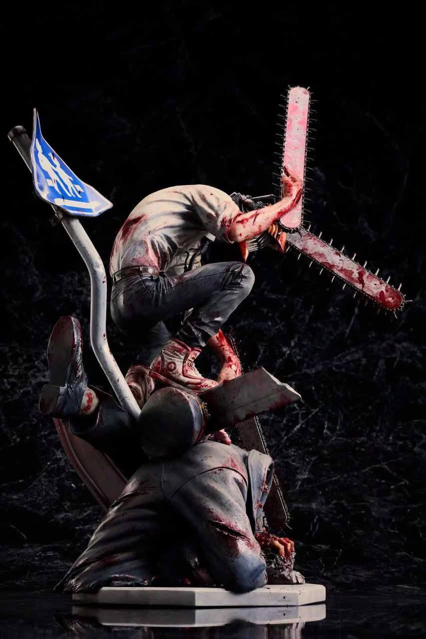 Chainsawman TAKAYUKI TAKEYA resin statue MAPPA x A DIMENSION Studio anime figure