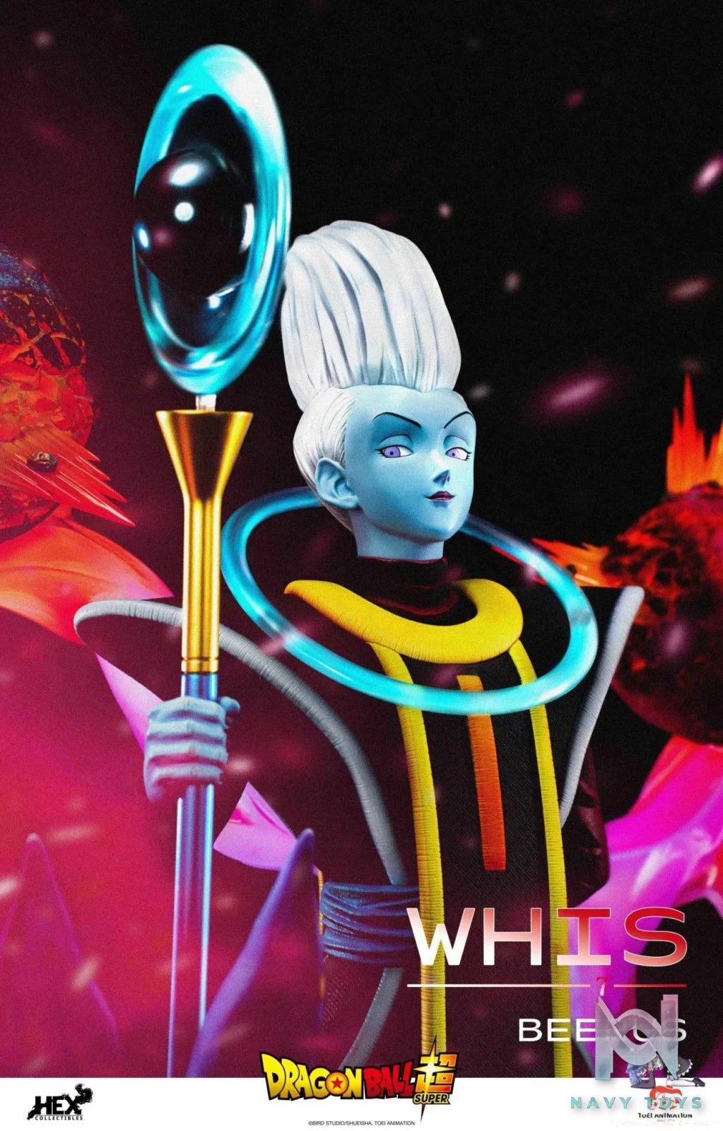 HEX Collectibles & Pickstar Studio - Dragon Ball Super Beerus & Whis 1/4 Statue (Licensed) resin statue Navy Toys anime figure