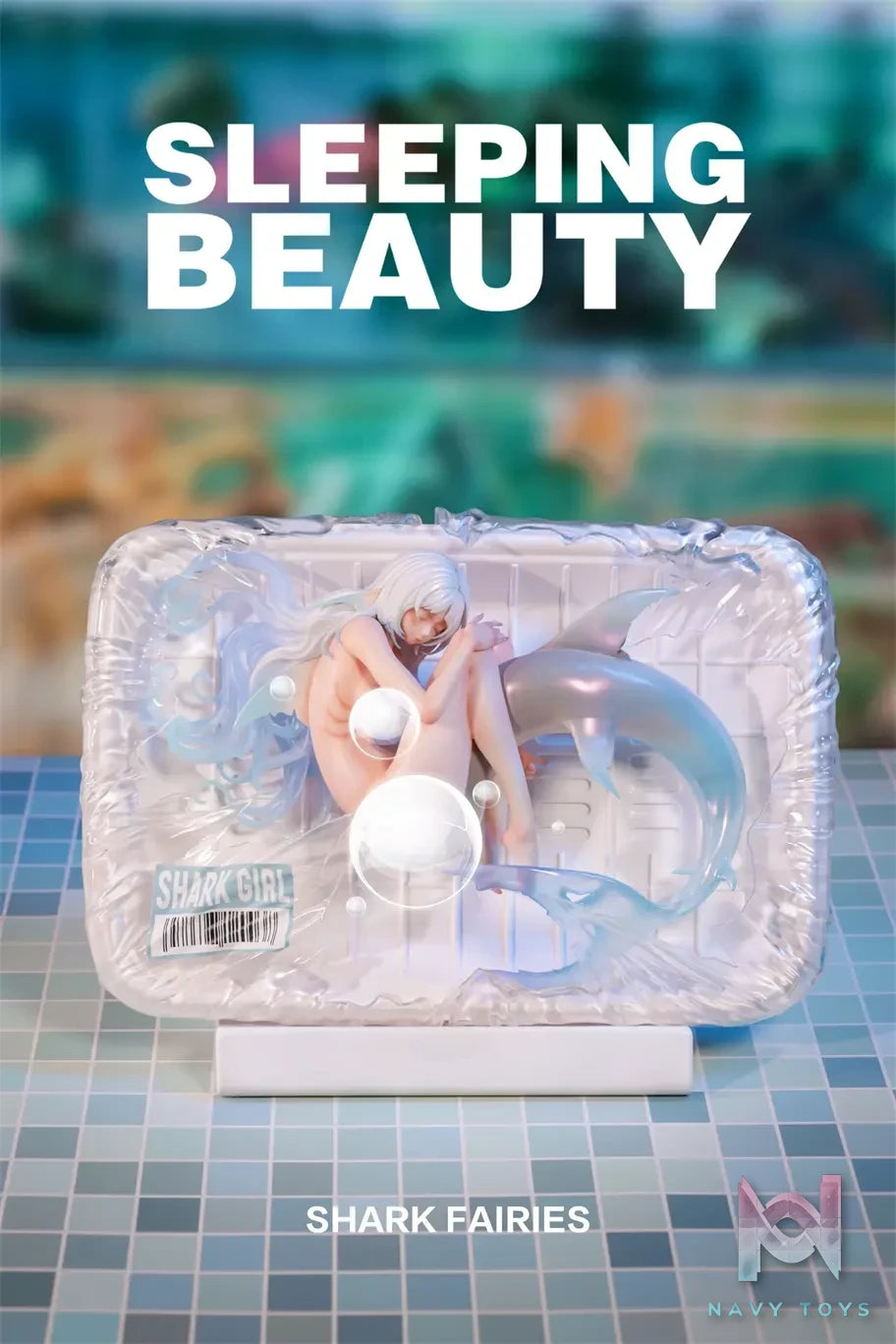 WeArtDoing Studio – Sleeping Beauty-Shark Fairies-Black Fin X Silver Fin (Licensed)