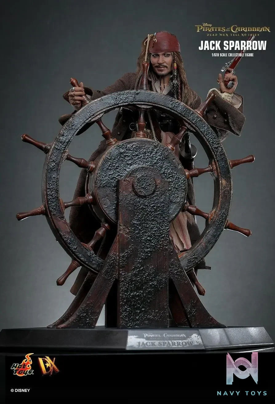 Hottoys – Pirates of the Caribbean: Dead Men Tell No Tales Jack Sparrow 1/6th scale Collectible Figure DX37 DX38 (Licensed)
