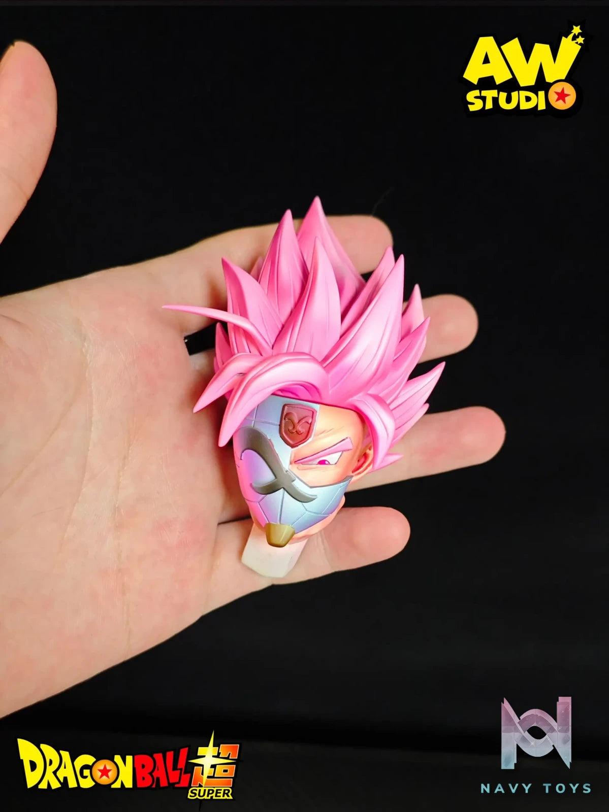 AW Studio – Dragon Ball Mask Super Saiyan Rosé