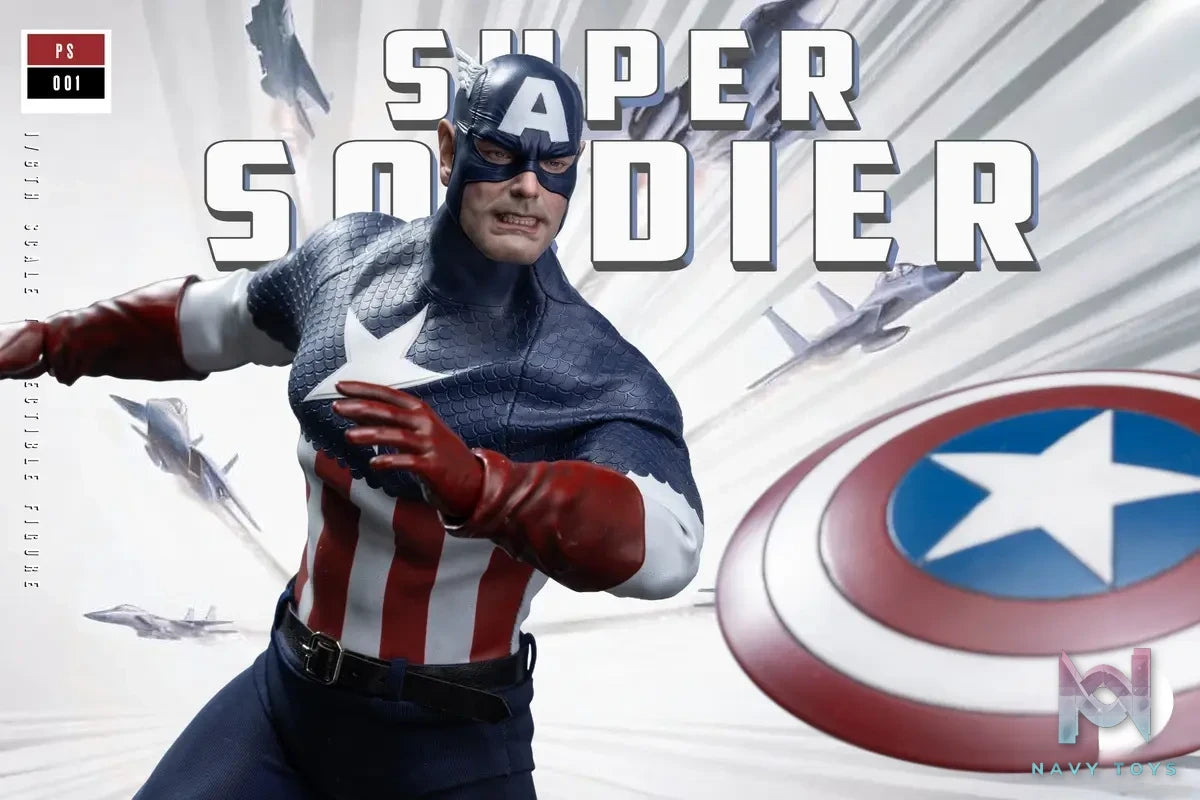 Power Studio – Marvel 1/6 scale super soldier Captain America figure PS001