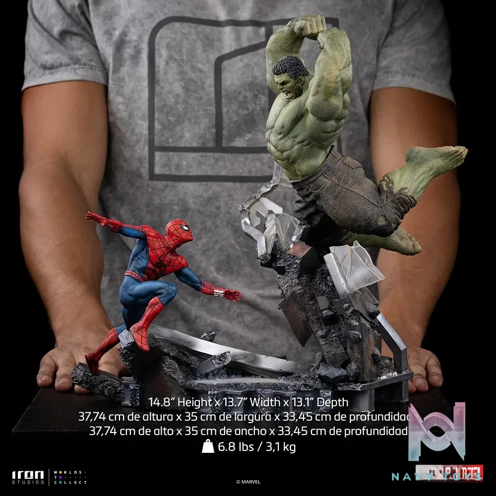 Iron Studio – Spider-Man vs Hulk – Spider-Man: Brand New Day – Art Scale 1/10 Statue MARCAS143426-10 (Licensed)