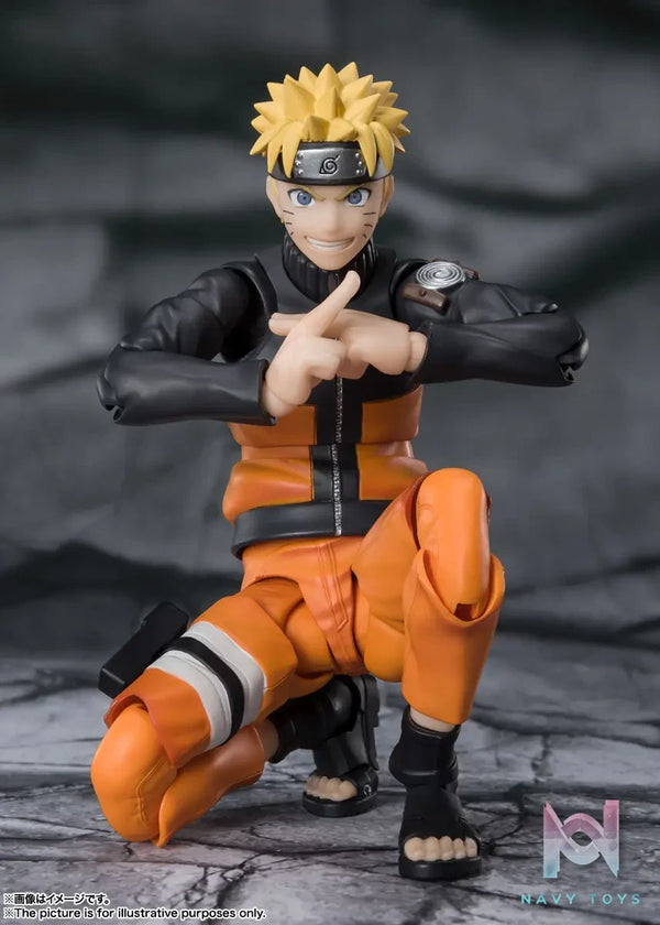 BANDAI SPIRITS – S.H.Figuarts Naruto Uzumaki -Jinchuuriki of the Nine-tail Fox Spirit Entrusted with Hope- “NARUTO Shippuden” (Licensed)