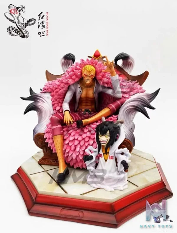 Hong Man Bar Studio - One Piece Seated Donquixote Doflamingo resin statue Navy Toys anime figure
