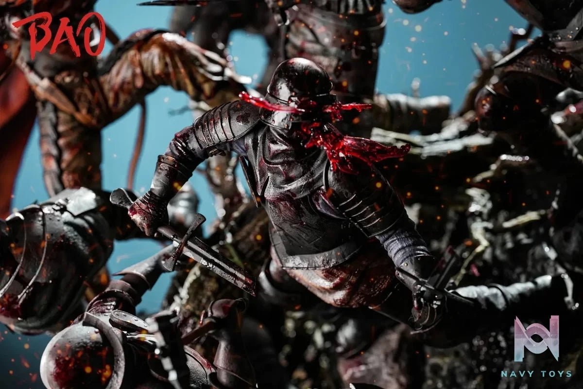 Hundred-Man Slayer Series II Guts - Berserk - Bao Studio (Eagle Dark Studio) resin statue Navy Toys anime figure